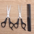 thumbnail image 3 of Scissors*2, Comb*1 Bradem , Comb Shears Scissors Hair Hairdressing 15Cm Salon Set Scissors Hair Care, Hair Care Black, One Size Polyester Hair Care Net, 3 of 8
