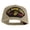 Khaki, variant on US Marine Corps WWII Veteran Patched Solid Cotton Twill 5 panel Mesh Back Cap - Black OSFM