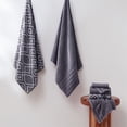thumbnail image 2 of Modern Threads Oxford 6-Piece Yarn Dyed Adult Cotton Bath Towel Set, Lavender, 2 of 7