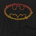 thumbnail image 2 of Batman T-Shirt Flame Outlined Logo Unisex Graphic Tee For Men & Women, 2 of 7