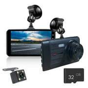 Cameland Dash Cam 1080P For Cars 4 Inch Dashcam with Super Night Vision 170° Wide Angle Dashboard Cam Recorder Loop Recording Parking Monitor Motion Detection