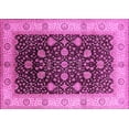 thumbnail image 1 of Ahgly Company Indoor Rectangle Oriental Pink Industrial Area Rugs, 6' x 9', 1 of 4