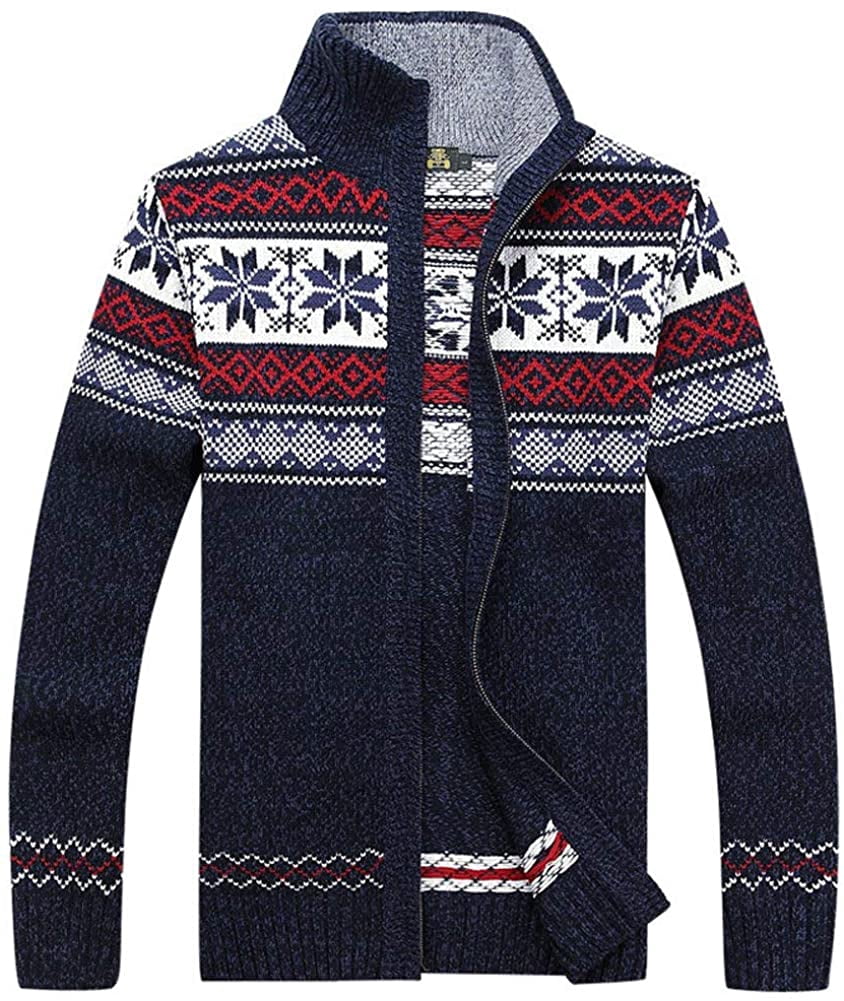 mens patterned cardigan sweaters