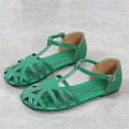 thumbnail image 5 of Nuevas sandalias de mujer con hebilla de verano para mujer, calzado informal de moda para vacaciones, sandalias Retro con punta romana para mujer Wmkox8yii  nm9102, 5 of 5