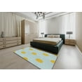 thumbnail image 4 of Ahgly Company Indoor Rectangle Patterned Pale Blue Novelty Area Rugs, 3' x 5', 4 of 6