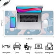 thumbnail image 5 of Pink and Blue Cartoon Camouflage&nbsp;desk Mouse Padwaterproof,rubber+multispandexnon Slip the Camouflage SeriesmousepadsDesk Pad for Office Home Game 31.5x15.7inches, 5 of 7