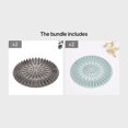 thumbnail image 1 of 4pcs/set Hair Catcher Rubber Stopper Shower Drain Covers For Bathroom, Handbasin, Tub, Kitchen, Sink, Strainer, Sewer, Plug, Filter, Trap, Home, Drain Protectors, 1 of 5