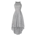thumbnail image 2 of CEHVOM Robe Midi Vintage Élégante Sans Manches à Fermeture Éclair pour Femmes, 2 of 8
