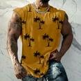 thumbnail image 2 of KIHOUT Débardeurs Athlétiques pour Hommes Col Rond Sport Entraînement Physique Mode Imprimé Graphique Sans Manches T-Shirt Muscle, 2 of 6