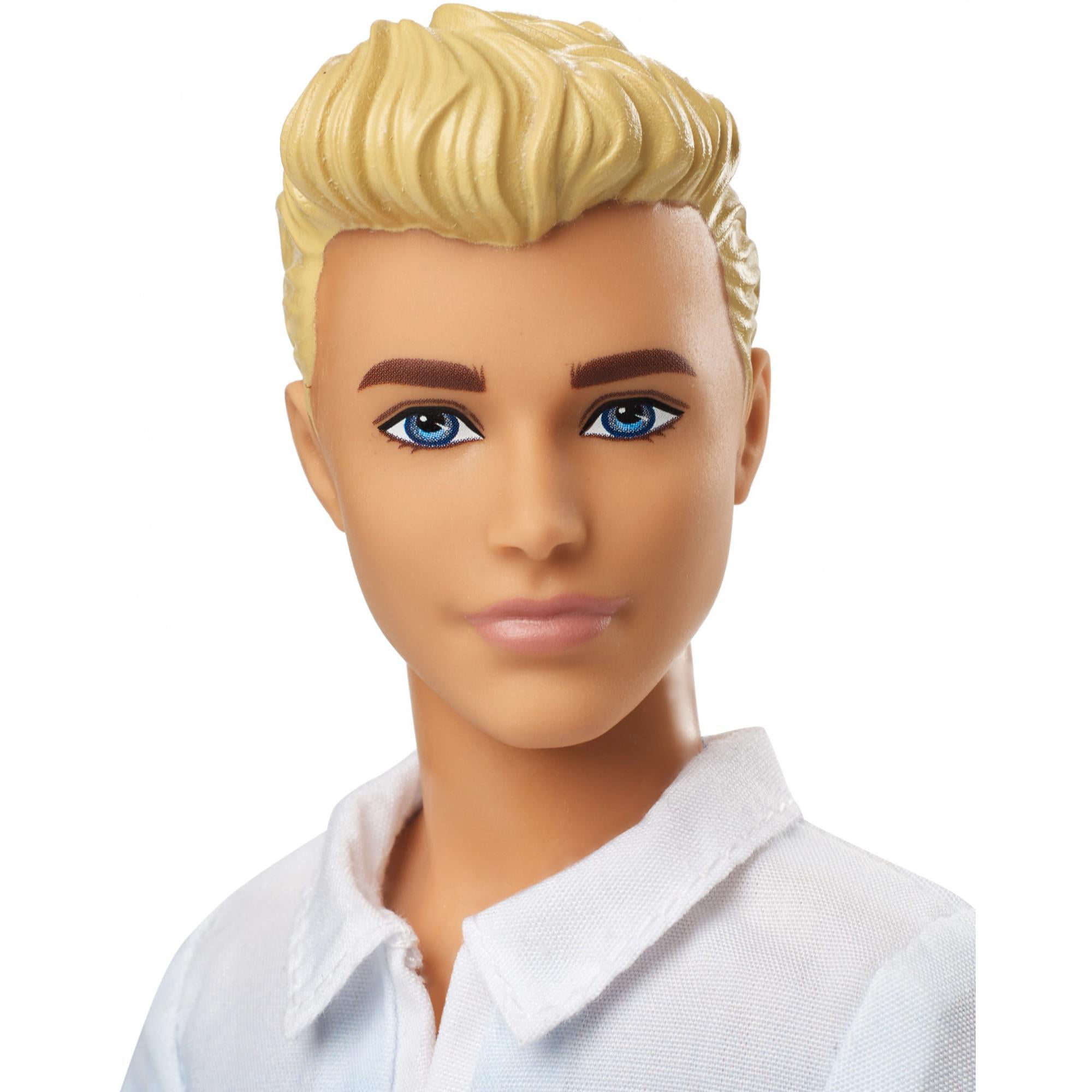 Barbie Ken Blonde Wearing Blue Ombre Shirt - Walmart.com