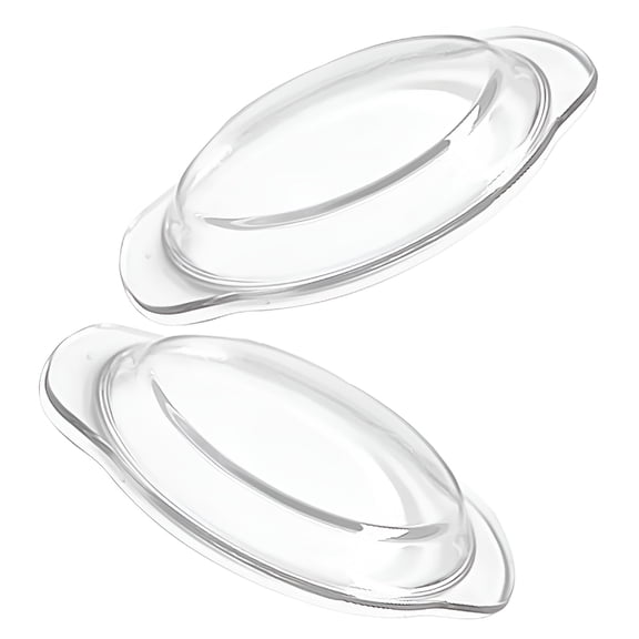 ACDANC 2Pcs Splatter Guard Lid for Microwave and Oven Microwave Food Splatter Cover Glass Microwave Lid Steamer Microwave Cover Reusable Microwave Food Cover Transparent 17.8Cm