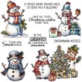 thumbnail image 2 of Troqueles de corte de muñeco de nieve de invierno y Navidad de Mangocraft, sellos transparentes, troqueles de metal para álbumes de recortes, sellos de silicona para hacer tarjetas, 2 of 5