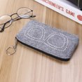 thumbnail image 2 of EeaseMX 1 funda de fieltro para guardar gafas, bolsa de viaje para gafas de sol, bolsa portátil para gafas de lectura, soporte para bolígrafos y accesorios (color aleatorio)., 2 of 7