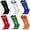 6pairs-multicolor, variant on 6 Pairs Kids Soccer Socks Striped Knee High Tube Socks Football Uniform Sports Socks for Boys Girls 6-12 Years Old (6pairs-multicolor)