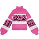 thumbnail image 4 of Gibobby Casual Suéter para Mujer, suéter de cuello alto, punto de ganchillo, camisa básica de otoño e invierno 2023 Y2K(Rosa caliente,CH), 4 of 5