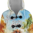 thumbnail image 4 of Hello Fall Autumn Wreath Schnauzer Pumpkins Pickup Truck All Over Print 3D Hooded Duffle Toggle Coat Miniature Schnauzer Dog Lover - 13011, 4 of 6