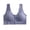 Purple, variant on Front Close Bras for Women Wireless Comfortable Bra Full Coverage Supportive Wide Strap Lightweight Bra Solid Bra