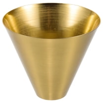 EXHUMKY Golden Iron Pendant Lamp Shade Decorative Metal Ceiling Light Cover for Home