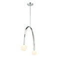 thumbnail image 7 of Meridian M100132CH 2-Light Chandelier in Chrome, 7 of 7