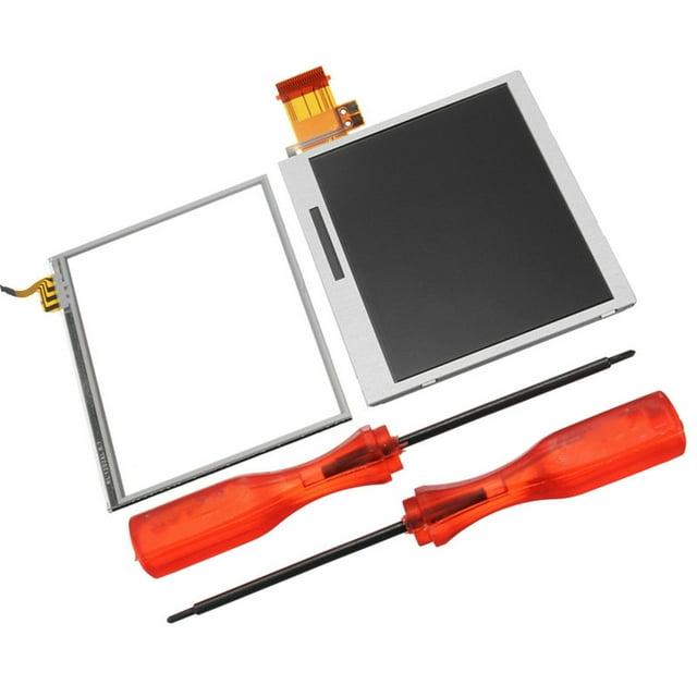LCD Screen Touch Screen Replacement Kit with Tools for Nintendo DS Lite DSL NDSL Game Replacement Parts