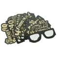 thumbnail image 2 of GOOHOCHY 12 piezas de gafas de papel para fiesta de 40 cumpleaños, marcos para gafas de cumpleaños, gafas de papel para cumpleaños, gafas de sol de papel, suministros para fiestas, 2 of 8