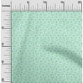 thumbnail image 2 of oneOone Cotton Silk Light Mint Green Fabric Kids Rainbow Quilting Supplies Print Sewing Fabric By The Yard 42 Inch Wide, 2 of 4