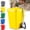 Yellow, variant on Funny Recycling Bin Coffee Mug, Ceramic Trash Can Shaped Mug with Lid, Novelty Desktop Cup for Home Office Gift