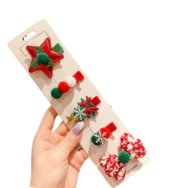 Diadema navideña de asta de reno con diadema de horquilla Hermosos sombreros navideños para niñas
