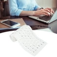 thumbnail image 1 of Foldable Silicone Keyboard, 85 Keys Silicone Keyboard, Rollup Silent Typing Soft Touch Keyboard with Fully Sealed Design for PC Notebook Laptop, 1 of 7