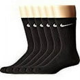 thumbnail image 2 of Nike Cotton Crew Socks 6 Pack - White - L, 2 of 3