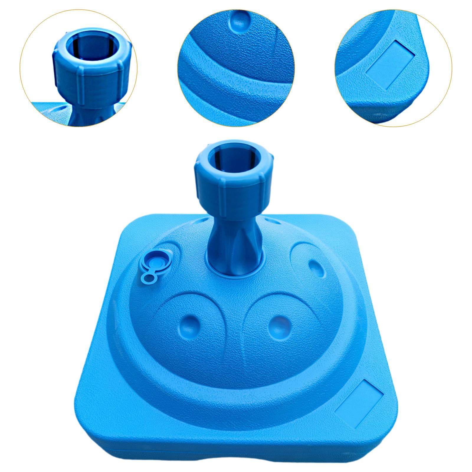 YWMJZEU Parasol Stand Patio Umbrella Stand Multifunctional Umbrella Holder Water or Sand Blue