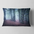 thumbnail image 2 of Designart Mysterious Fairytale Wood - Landscape Photography Throw Pillow - 12x20, 2 of 5