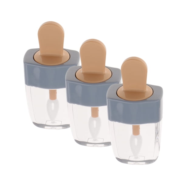 Tubo de Brillo de Vacío Shamjiam 3x 5ML con Inserciones de Goma Azul
