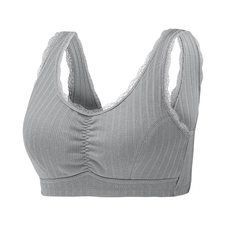 HAPIMO Discount Sports Bras for Women Workout Activewear Bra Stretch  Elastic No Steel Rings Yoga Athletic Vest Running Padded Bralette Cozy Dark  Gray XXXXL 