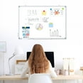 thumbnail image 2 of White Board Dry Erase Board, Magnetic Whiteboard 20" x 30" Double Sided Magnetic Board for Wall with Eraser & Marker Pen & Magnets, 2 of 8