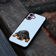 thumbnail image 4 of WIRESTER Shockproof Soft Rubber Cover Case for Apple iPhone 17 6.3" 2025, Rottweiler Dog Lying Down Looking Up On Light Blue Background, 4 of 5