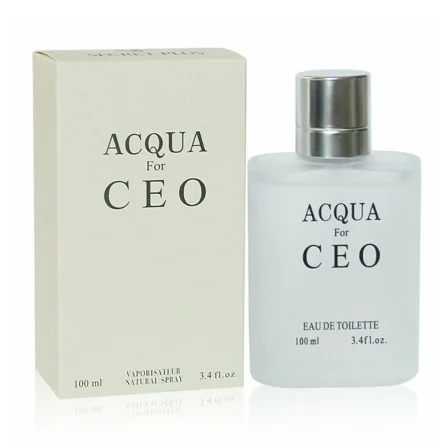 Acqua For Ceo Eau de Parfum Spray for Men, 3.4 fl oz