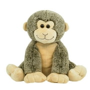 Stuffed Animal Smiley Monkey,16inch,cuddlikens adorable,brown monkey,We Stuff 'em...You Love 'em!