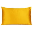 thumbnail image 4 of Goldenrod Dreamy Set of 2 Silky Satin Queen Pillowcases, 4 of 4