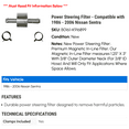 thumbnail image 2 of Power Steering Filter - Compatible with 1986 - 2006 Nissan Sentra 1987 1988 1989 1990 1991 1992 1993 1994 1995 1996 1997 1998 1999 2000 2001 2002 2003 2004 2005, 2 of 2