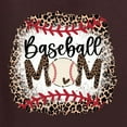 thumbnail image 2 of Baseball Mom Jaguar Print Sports Unisex Graphic Hoodie Sweatshirt, Brown, X-Large, 2 of 4