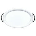thumbnail image 5 of Stratton Home Decor Farmhouse Distressed White Oval Decorative Tabletop Tray, 5 of 6