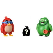 Angry Birds Mission Flock Pack Leonard & Red Figure 2-Pack