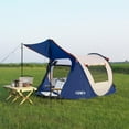 thumbnail image 6 of Pop-up Tent, 3 Person Camping Tent, Instant Portable Beach Tent, Easy Pop Up Shade Tents 2 Doors for Camping Hiking & Traveling with Carrying Bag, 6 of 7