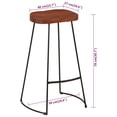 thumbnail image 4 of vidaXL Gavin Bar Stools 2 pcs 50x40x78 cm Solid Wood Mango, 4 of 5
