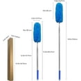 thumbnail image 4 of Dusters for Cleaning High Ceiling Fan, Microfiber Feather Duster with 30'' to 100'' Telescoping Extension Pole, Long Extendable Duster for Home Car Furniture Cobweb, 4 of 8