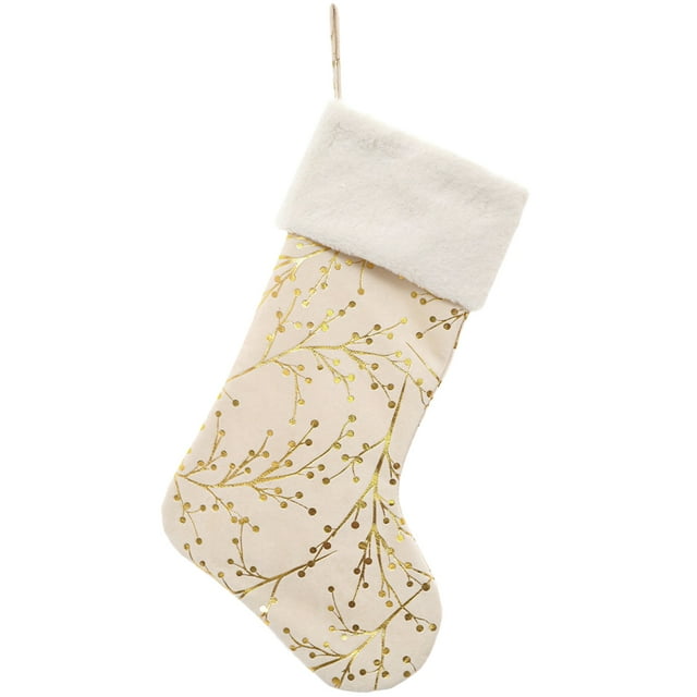 Christmas Stockings Family Holiday Decorations Bronzing Christmas Decorative Stockings