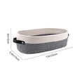 thumbnail image 2 of Multifunctional Weaving Storage Basket for Bathroom, Living Room, and Bedroom – Elegant Decorative Organizer for Toilet Tank, Countertops, and Home Decor Solutions, 2 of 5