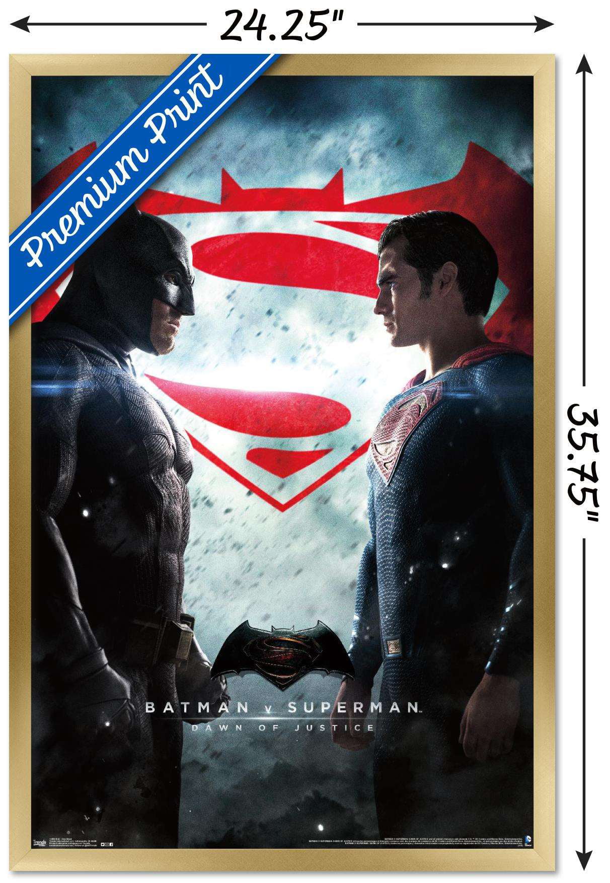 DC Comics Movie - Batman v Superman - One Sheet Wall Poster, 