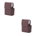 thumbnail image 3 of jesticaly Easy To Close And Open PU Cigarette Case For Business Cards Business Card Case Cigarette Cases Woven brown 2Set, 3 of 6
